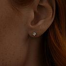 Серьги из серебра с бриллиантами SOKOLOV 87020051 серебро с родием, продевки, фото 3