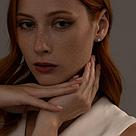 Серьги из серебра с бриллиантами SOKOLOV 87020051 серебро с родием, продевки, фото 4