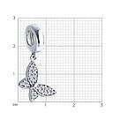 Подвеска - шарм из серебра с фианитами SOKOLOV 94032890 серебро с родием коллекц. Formula. For me, фото 3