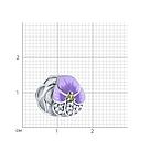 Подвеска-шарм из серебра с фианитами и эмалью SOKOLOV 94033072 серебро с родием коллекц. Formula. For me, фото 3