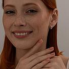 Серьги из серебра с фианитами SOKOLOV 94025970 серебро с родием, фото 3