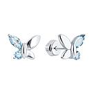 Серьги из серебра с топазами SOKOLOV 92022931 серебро с родием,, фото 2