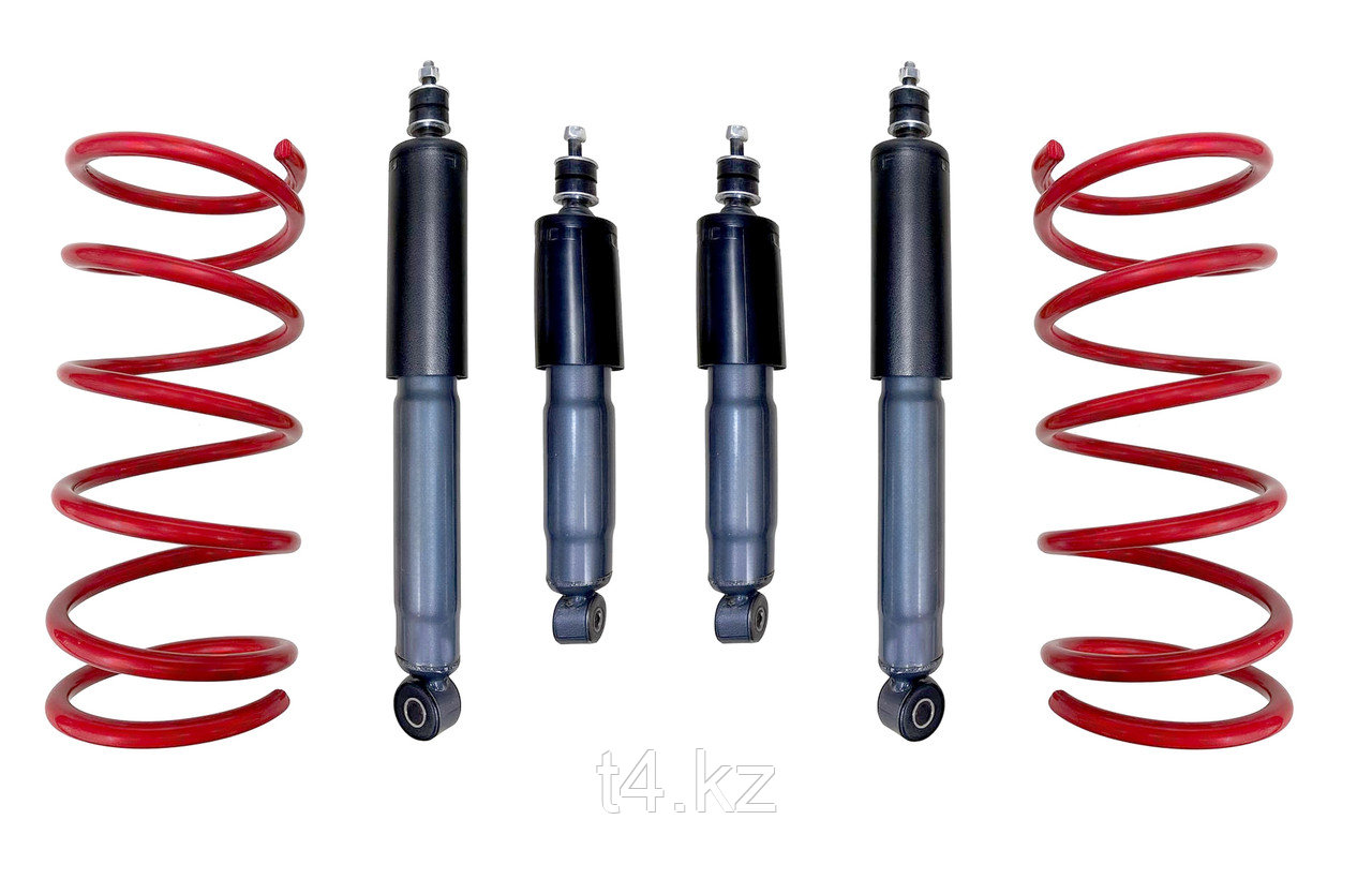 Mitsubishi Pajero 2 комплект усиленных амортизаторов и пружин - ROX_SHOCKS, фото 1