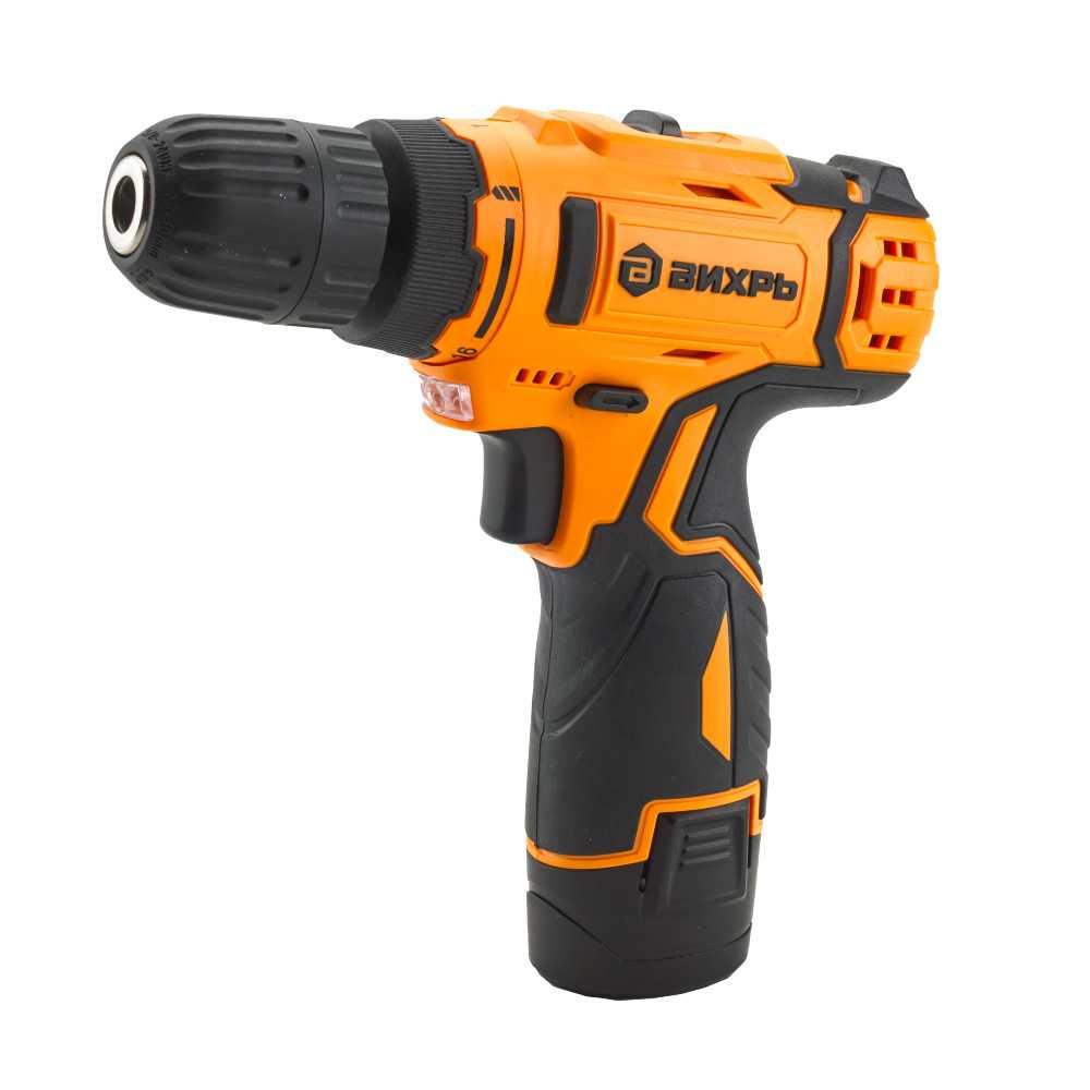 Аккумуляторная дрель-шуруповёрт Вихрь ДА-12Л-2КА 72/14/26, фото 1