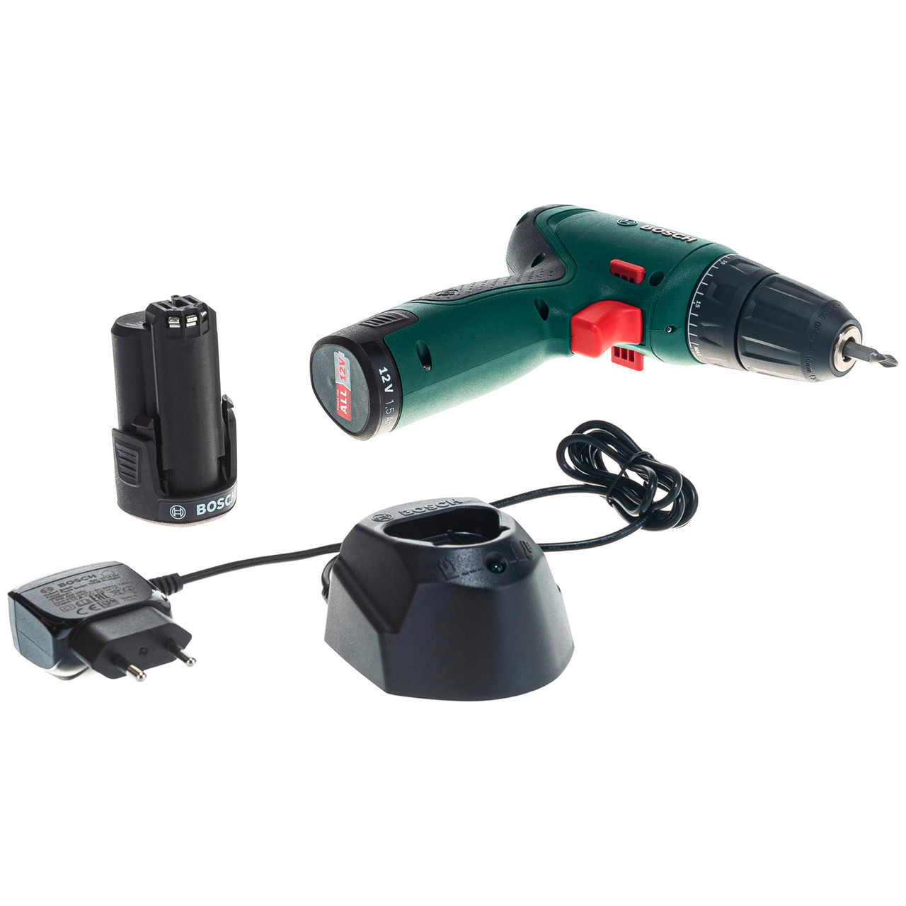 Аккумуляторная дрель-шуруповёрт Bosch EasyDrill 1200 (2 аккумулятора) 06039D3007, фото 1