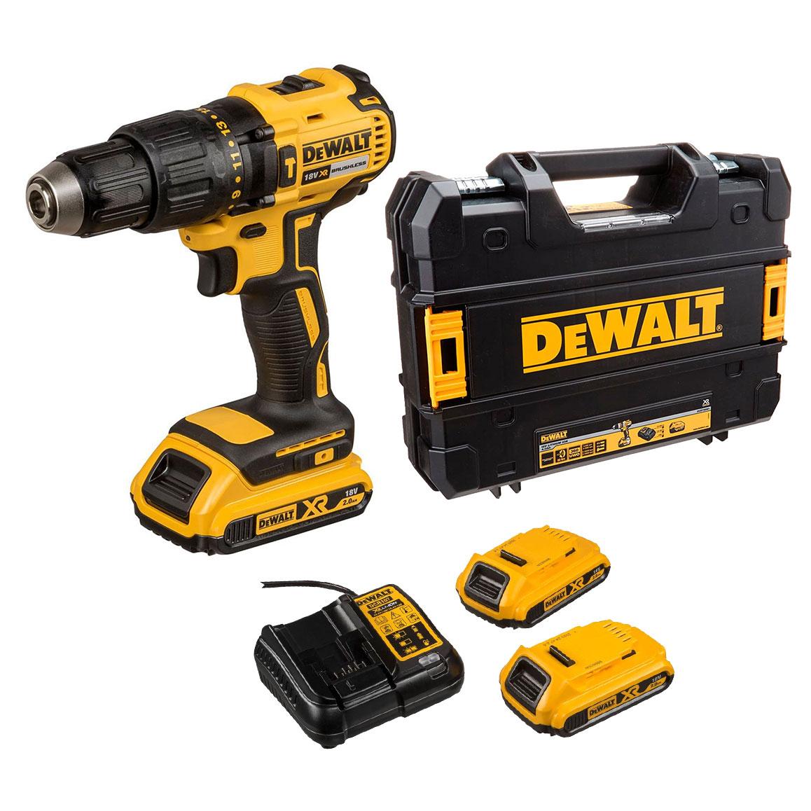 Аккумуляторная дрель-шуруповерт DeWALT DCD778D2T-QW, фото 1