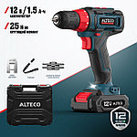 Аккумуляторная дрель-шуруповерт ALTECO CD 12-25, фото 2