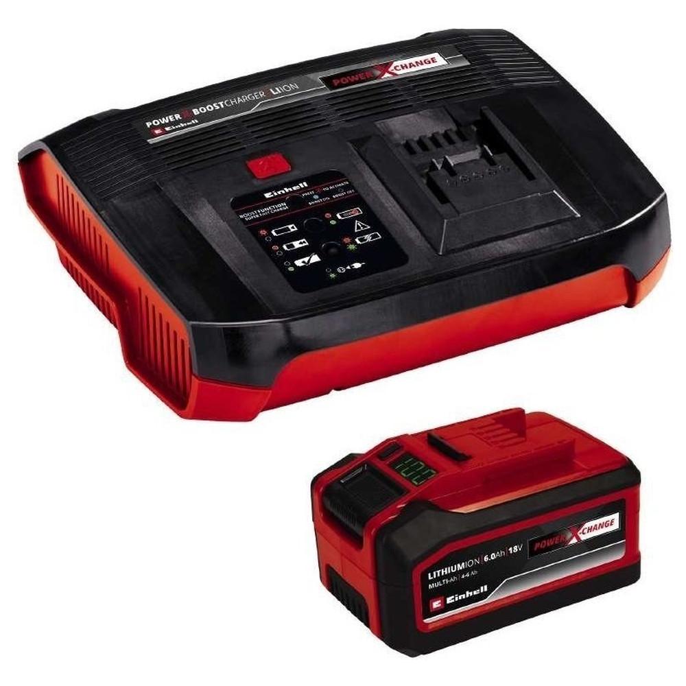 Аккумулятор Einhell PXC "Starter Kit" 18V 4-6Ah + зарядное устройство 6A Boostcharger 4512143, фото 1