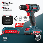 Аккумуляторная дрель-шуруповерт ALTECO CD 21-35 (2×2Ah), фото 2
