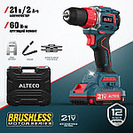 Бесщеточная аккумуляторная дрель-шуруповерт ALTECO CD 21-60 BL, фото 2