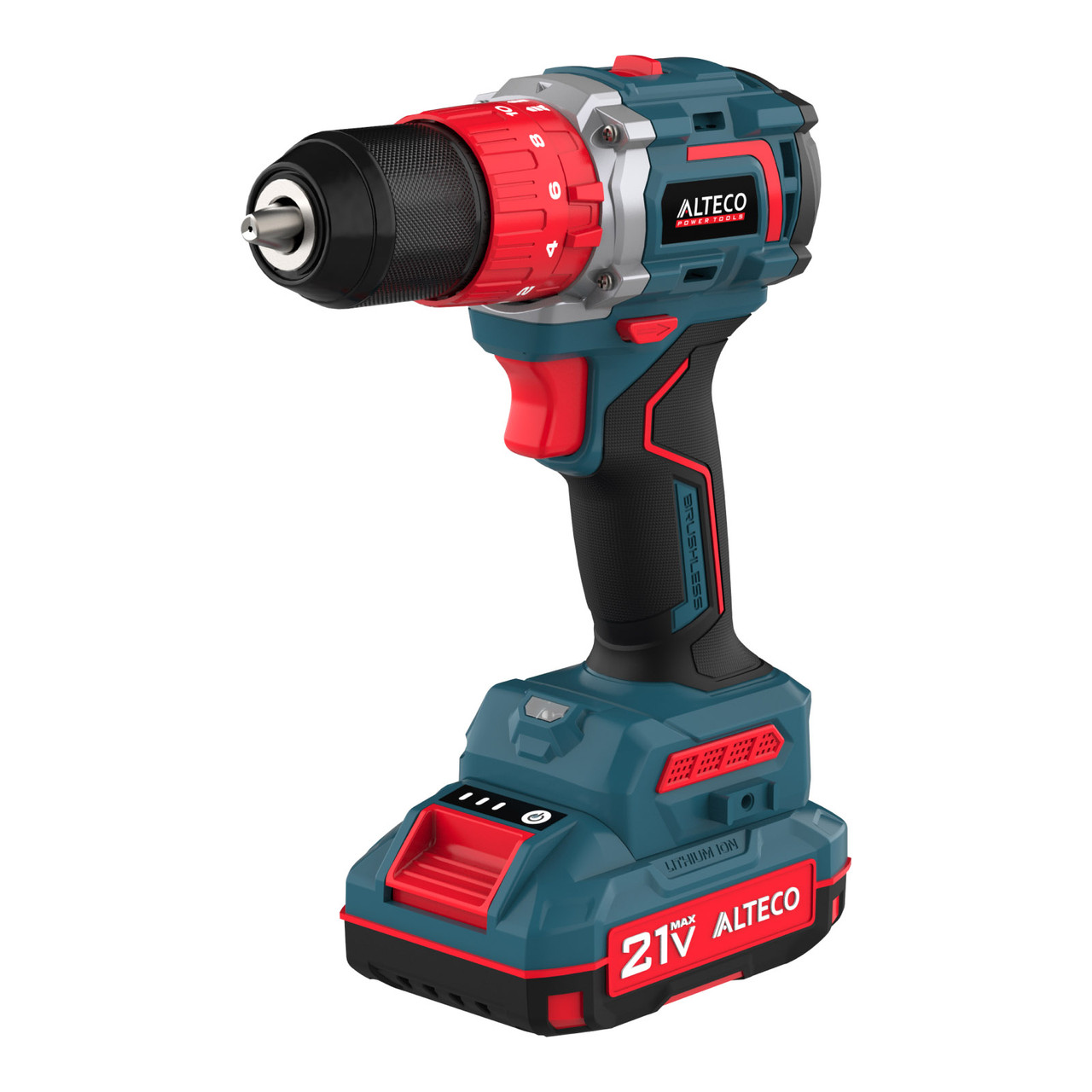 Бесщеточная аккумуляторная ударная дрель-шуруповерт ALTECO CID 21-60 BL, фото 1