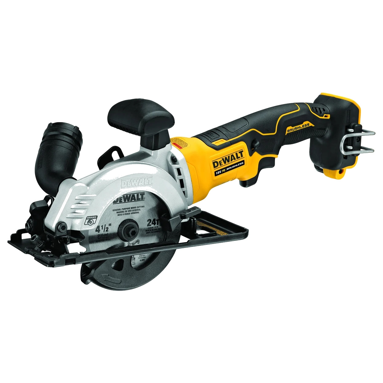 Аккумуляторная циркулярная мини-пила DeWalt 115мм DCS571E1T-XJ, фото 1