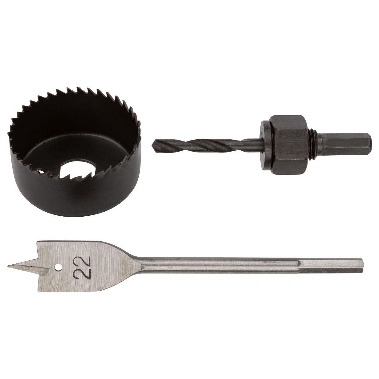 Набор сверл для установки замков КУРС 3шт. 36347, фото 1