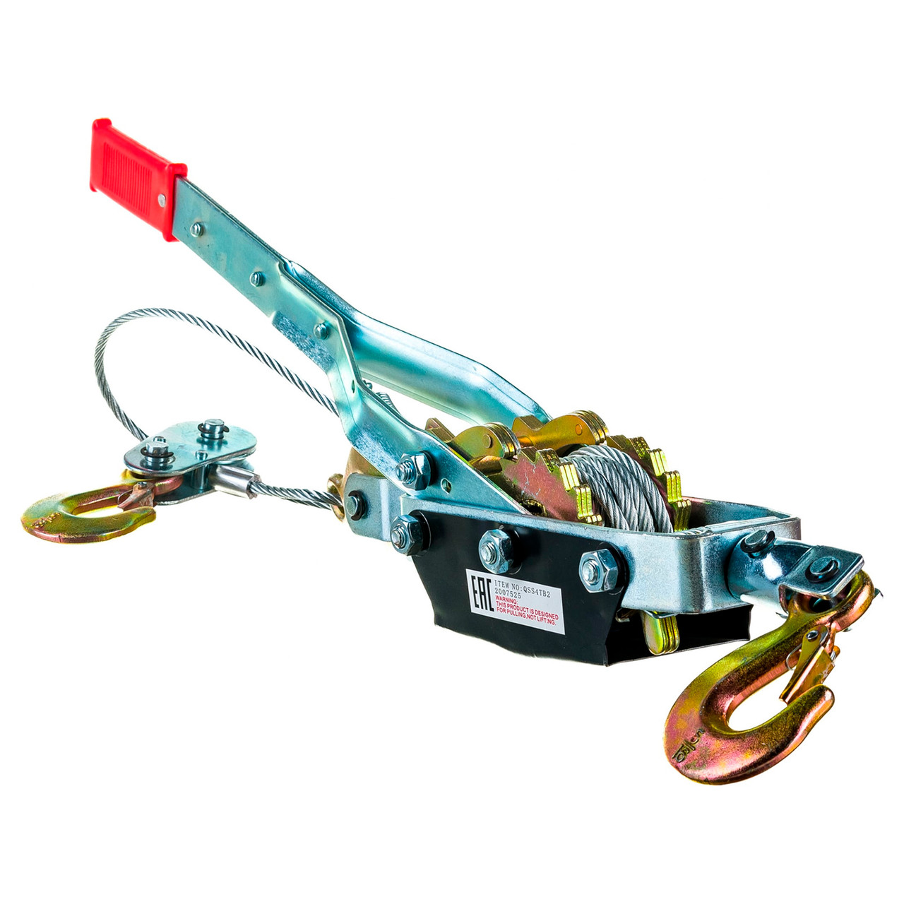 Лебедка ручная рычажная TOR QSS4TB2 4т 2.4м 112424, фото 1