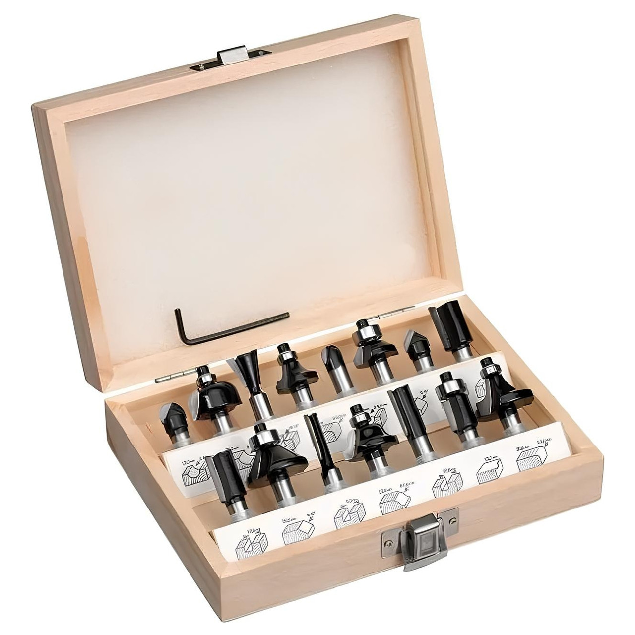 Набор фрез Einhell 8мм 15шт. 49757291, фото 1