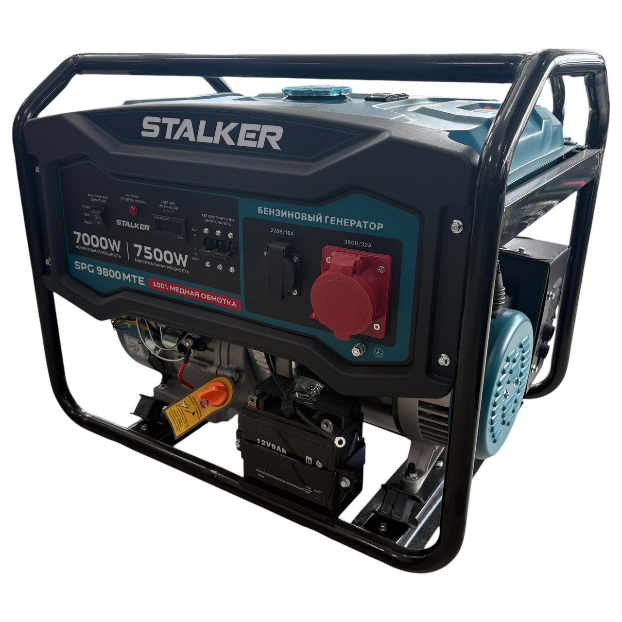 Бензиновый генератор STALKER SPG 9800 MTE / 7.5кВт / 220/380В, фото 1