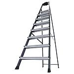 Cтремянка анодированная KRAUSE "MONTO" SECURO 1х8 126467, фото 3