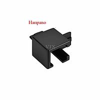 Соединение поручень-поручень под углом 90° алюминиевый элемент для лестничных перил |B7-30*30мм | Черный