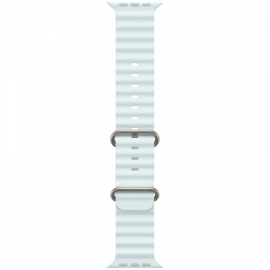 Ремешок для часов Apple 49mm Ice Blue Ocean Band - Natural Titanium Finish (MXTF3ZM/A)
