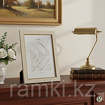 Белая рамка А4 с серебристым кантом, фото 5