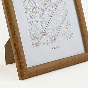 Рамка А4 орехового цвета