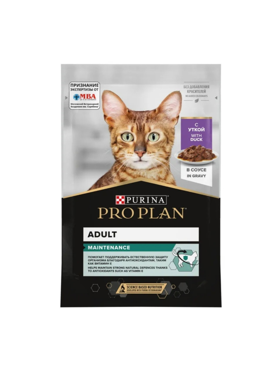 ProPlan (Проплан) Adult Влажный корм для кошек, Утка в соусе, 85 г, фото 1