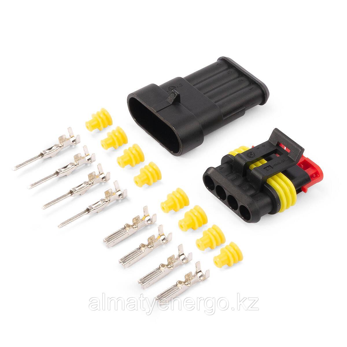 Разъем герметичный автомобильный РГА-4П, фото 1