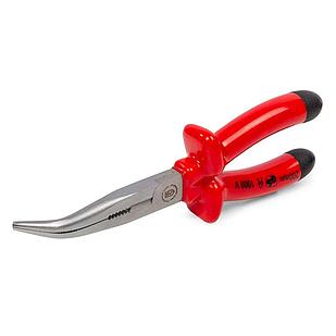 Длинногубцы изогнутые диэлектрические 200 мм серия ЭКСПЕРТ