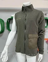 Флисовые кофты с полным замком, с полу замком