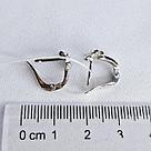 Серебряные детские серьги Эмаль Aquamarine 34023.5 серебро с родием вставка эмаль коллекц. Happy, фото 3