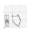 Серьги из серебра с бриллиантами SOKOLOV 87020021 серебро с родием, с английским замком, фото 5