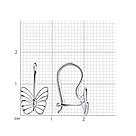 Детские серьги с белыми бабочками с эмалью SOKOLOV 94021638 серебро с родием, с французким замком, фото 3