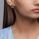 Серьги из серебра 94-120-01905-1 вставка без вставок, фото 2