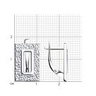 Серьги из серебра 94-120-01905-1 вставка без вставок, фото 3