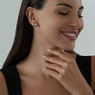 Серьги из серебра с фианитами SOKOLOV 94025226 серебро с родием,, фото 4