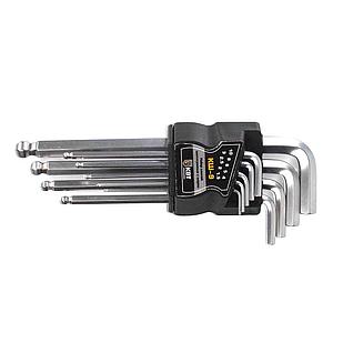 Набор шестигранных ключей с шаром КШ-9 серия KBT-PROFESSIONAL