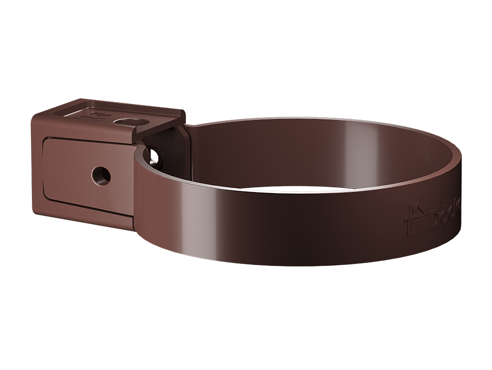 Хомут универсальный для водосточной трубы Premium, шоколад - фото 1 - id-p127327149