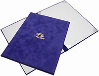 Фирменные папки из эко кожи