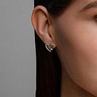 Серьги из серебра с фианитами SOKOLOV 94026863 серебро с родием коллекц. SKLV, фото 3