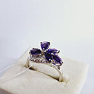 Серьги из серебра с фианитами Индия O555, фото 2