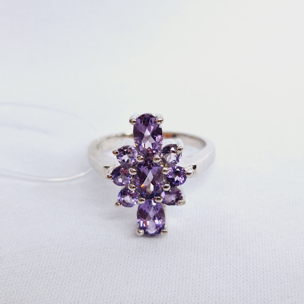 Серьги из серебра с фианитами Индия O552, фото 1