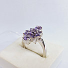 Серьги из серебра с фианитами Индия O552, фото 2