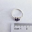 Серьги из серебра с фианитами Индия O534, фото 3