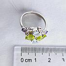 Серьги из серебра с фианитами Индия O559, фото 3