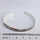 Серьги из серебра с фианитами  O503  вставка без вставок, фото 3