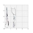 Серьги из серебра с горным хрусталем SOKOLOV 92021960 серебро с родием, с английским замком, фото 6