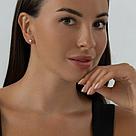 Серьги-пусеты из серебра с фианитами SOKOLOV 94021465 серебро с родием,, фото 3