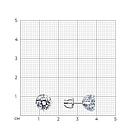 Серьги из серебра с фианитами SOKOLOV 94023210 серебро с родием,, фото 4