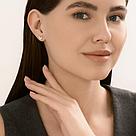 Серьга из серебра с фианитами SOKOLOV 94170405 серебро с родием коллекц. SKLV, фото 5