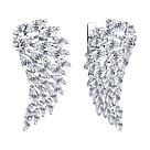 Серьги из серебра с фианитами SOKOLOV 94022194 серебро с родием, с английским замком, фото 2